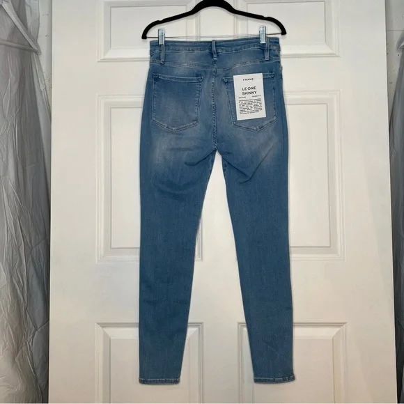 Frame Le One Skinny Jeans in Caspio Blue Size 2 Fits 30-34 New With Tags